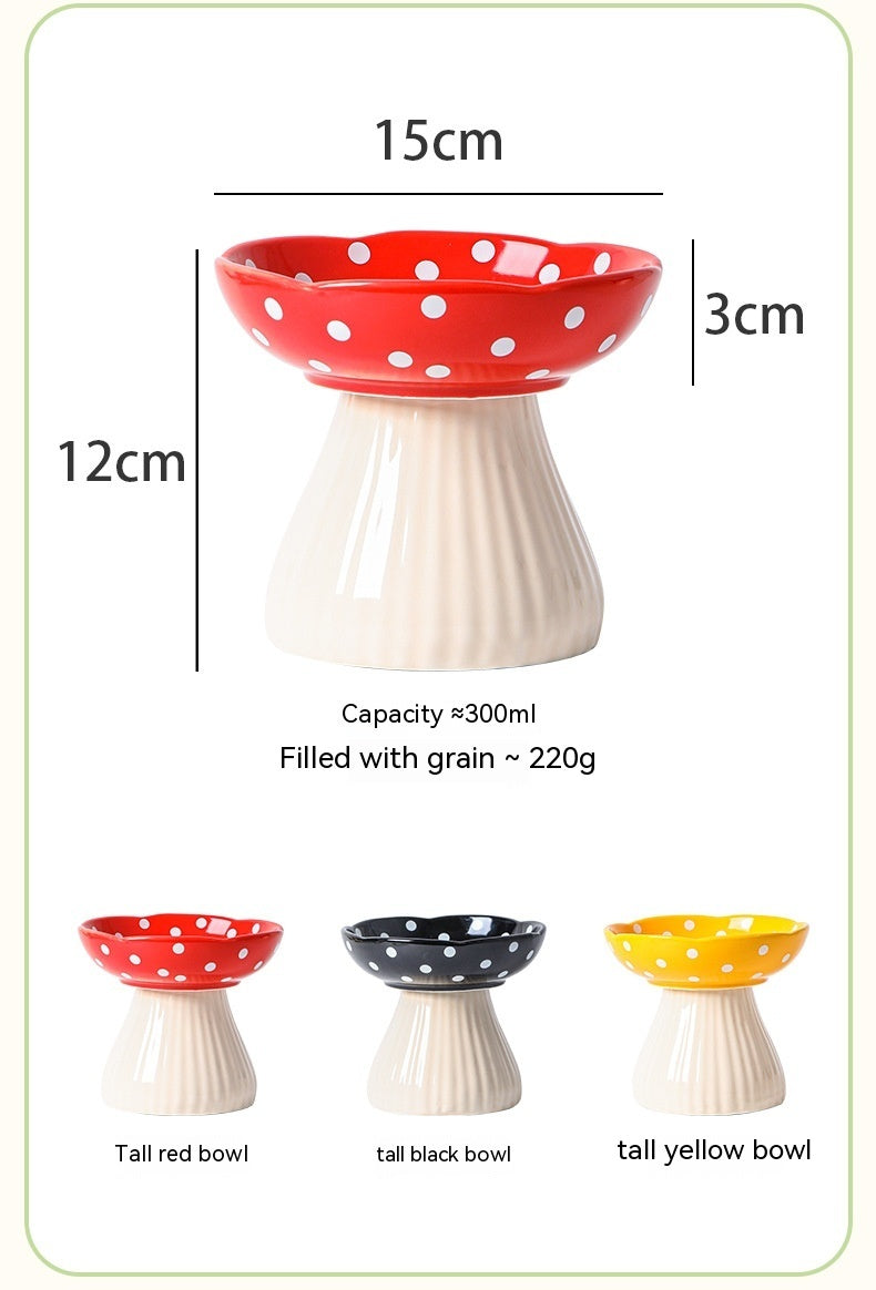 Pet Products with High Foot Protection and Anti-Roll  Bowls for cats