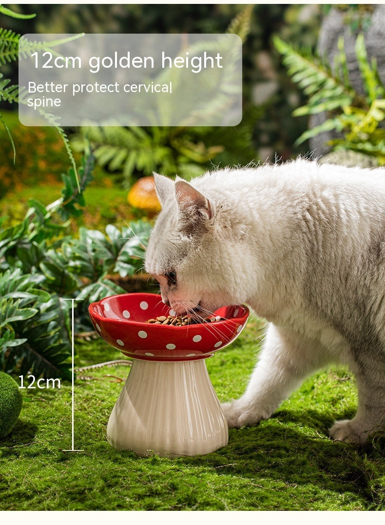 Pet Products with High Foot Protection and Anti-Roll  Bowls for cats