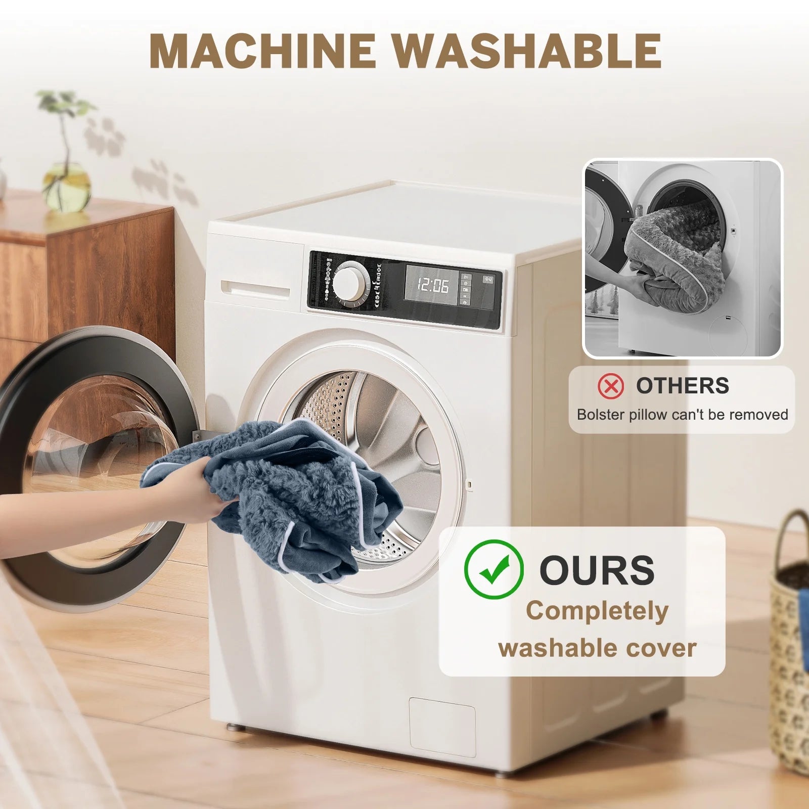 Large Dog Bed for Extra Large Dogs Waterproof Orthopedic Dog Sofa Bed Non Slip Pet Couch with Removable Washable Cover Supportive Foam M to Xxl,Dark Gray