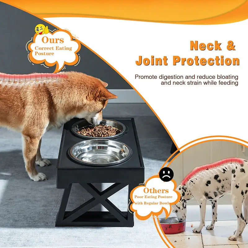 Mess-Free Dog Bowl More Comfortable and Convenient Dining
