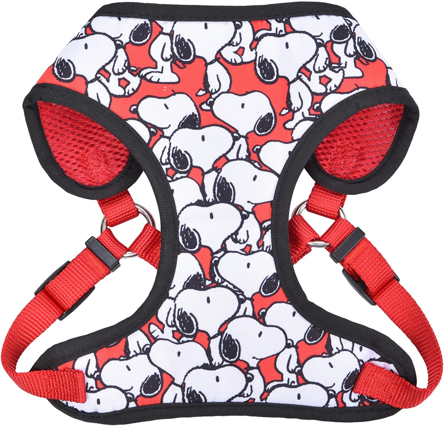 Charlie Brown Snoopy Red Dog Harness, Medium | Medium White Dog Harnesses with Red Features, Dog Harness for Medium Dogs | No Pull Dog Harness, Dog Apparel & Accessories for All Dogs