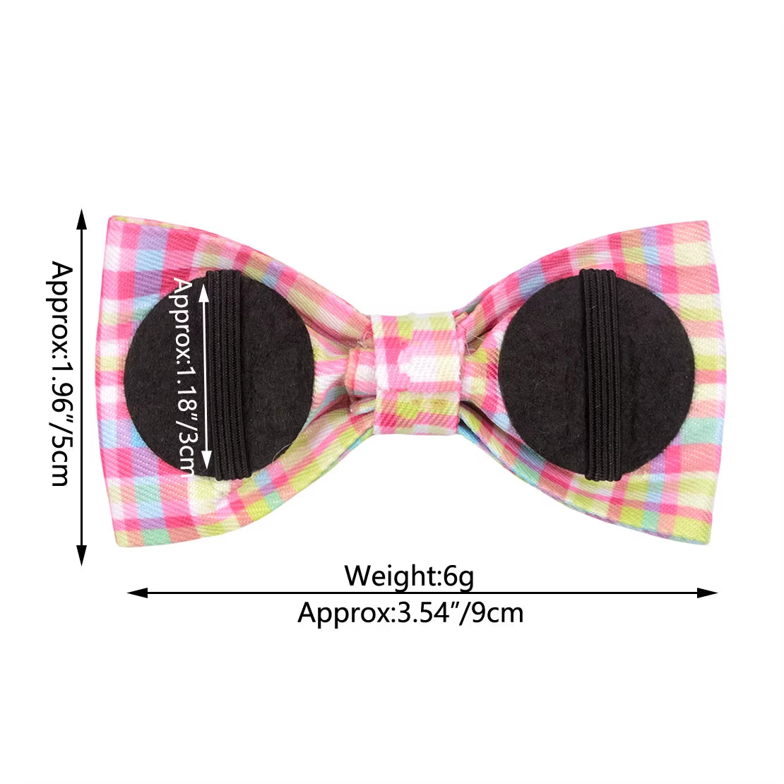 50/100Pcs Spring Plaid Style Dog Bowtie Removable Dog Bows Dog Collar Accessories Pets Grooming Accessories Dog Supplies