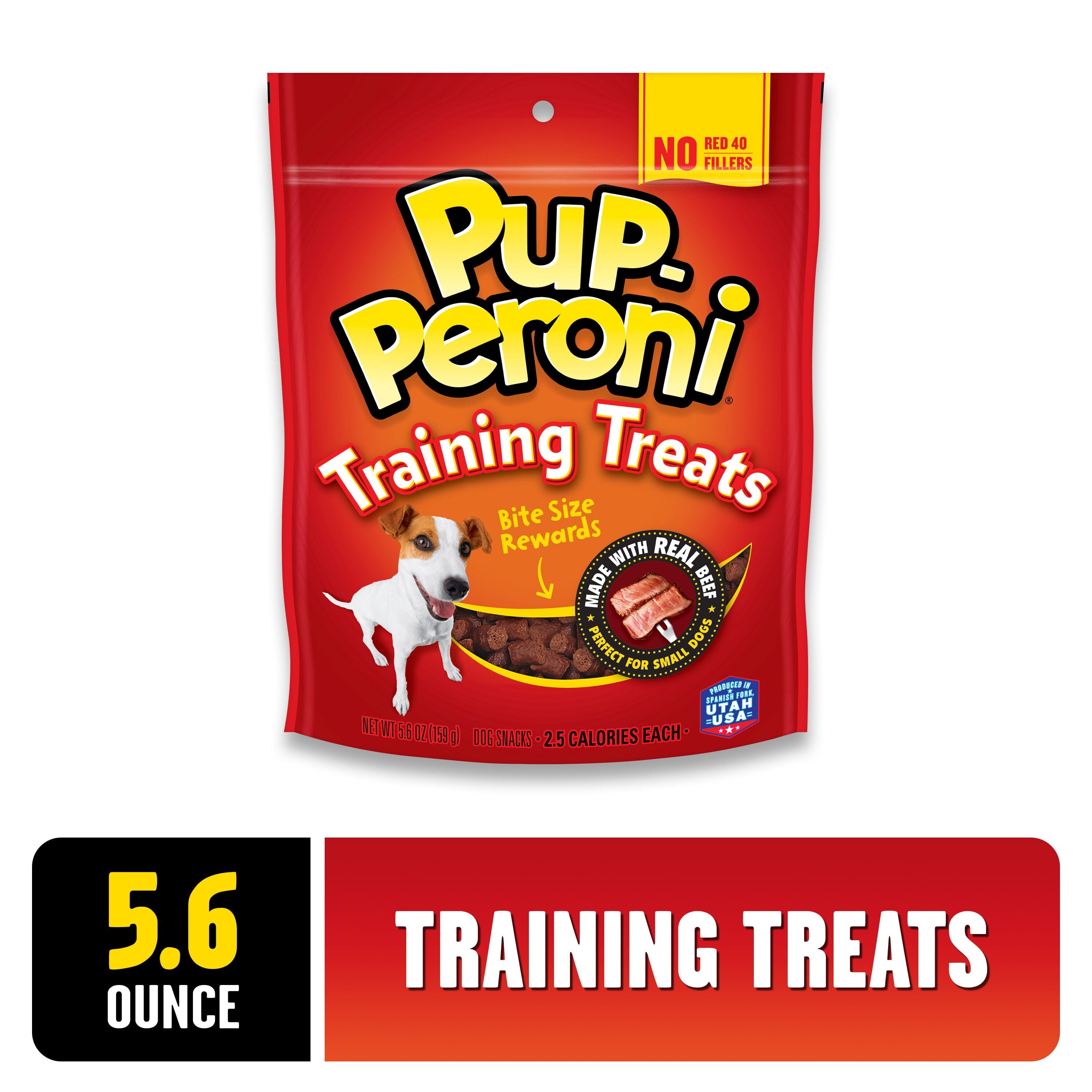 (8 Pack)  Dog Training Treats Made with Real Beef, 5.6 Oz Bags