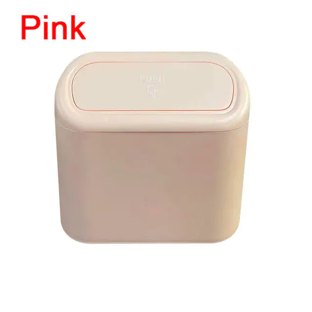 Car Trash Can with Lid, Made from durable plastic, this car trash can is built to withstand daily use...