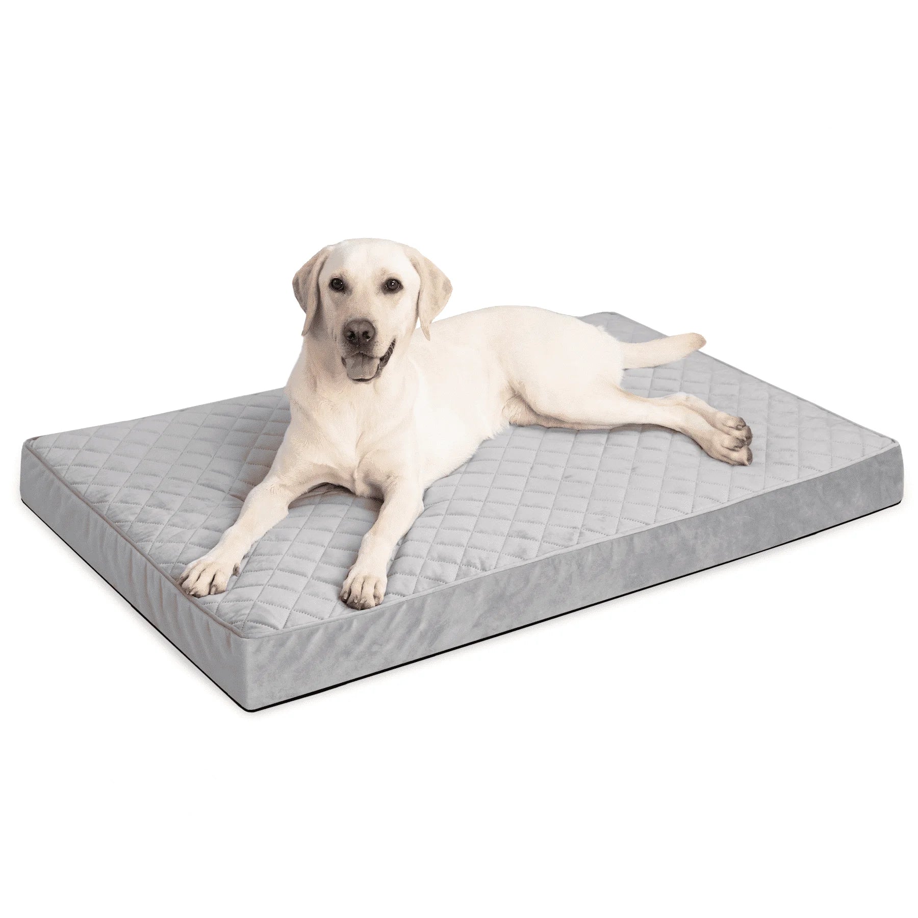 23" Waterproof Orthopedic Dog Bed for Small Dogs, Pet Crate Bed with Removable Washable Cover