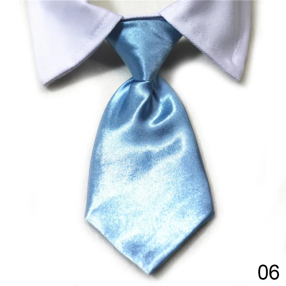 Pet Dog Cat Formal Necktie Tuxedo Bow Tie Black and Red Collar for Dog Cat Pet Accessories Suit for Small Medium Dogs and Cats