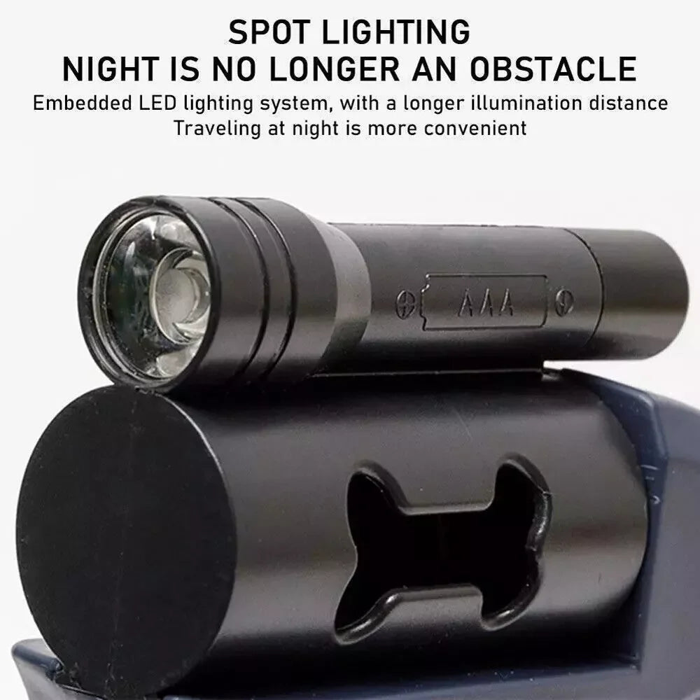 Dual Pet Leash Retractable Reflective Lead 360 Swivel Double Dog Walking Leash