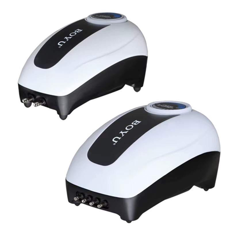 BOYU High Power Fish Tank Oxygen Air Pump Fish Aquarium Air Compressor Adjustable Air Flow Oxygen Pump for Fish 220V-240V