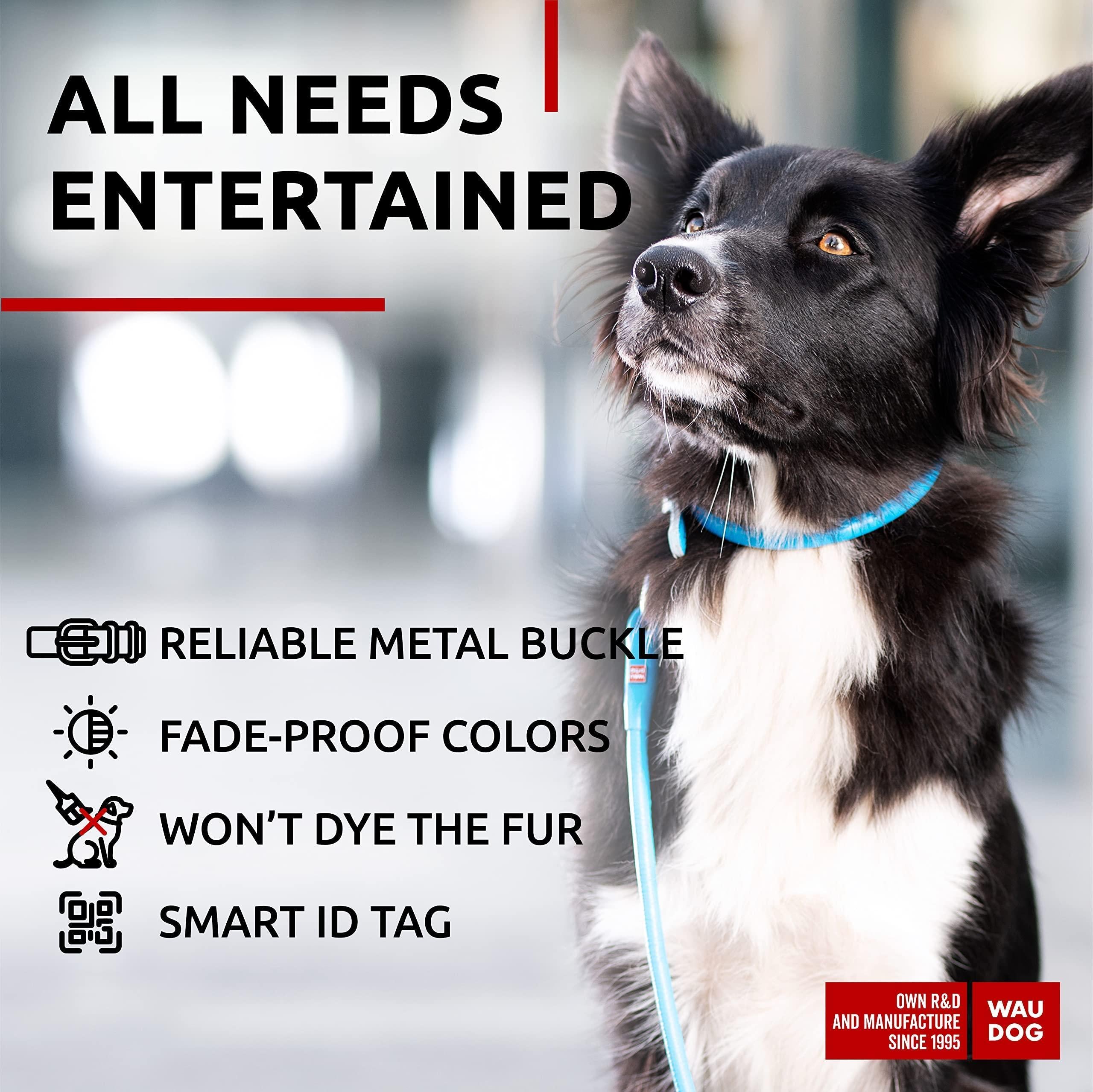 Ultra Soft Rolled Leather Dog Collar for Small Dogs Soft Padded Dog Collars for Medium Dogs Puppy Collars for Large Breed Dogs Male and Female Dog Collar