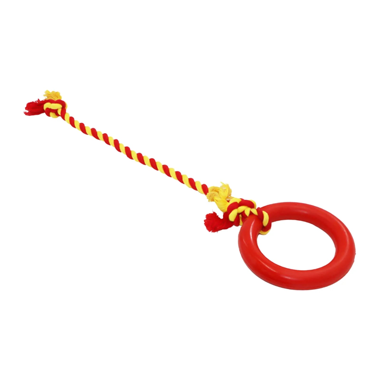 Dog Toys for Aggressive Chewers, Rubber Durable Tug of War Dog Toy, Dog Teeth Cleaning Toy, Dog Rope Toys for Medium and Large Dogs
