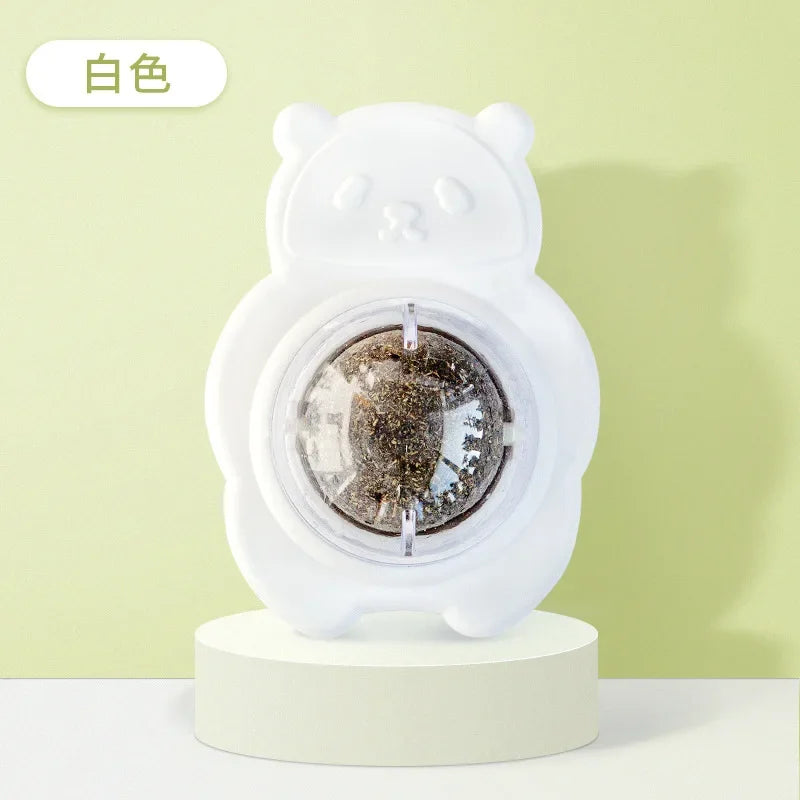 Catnip Wall Spin Ball - Natural Mint for Cats