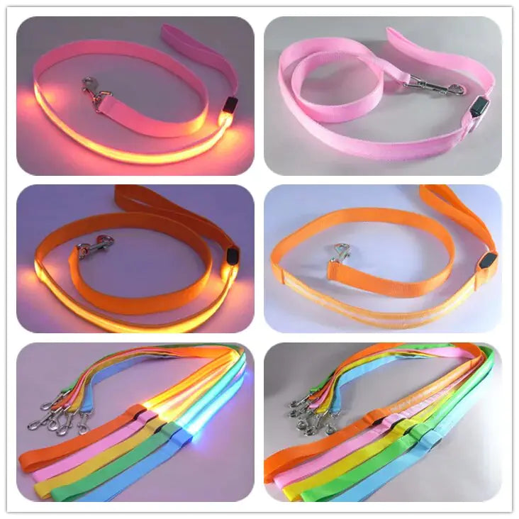 LED Dog Leash Rope Keep your furry friend safe and stylish during the nighttime