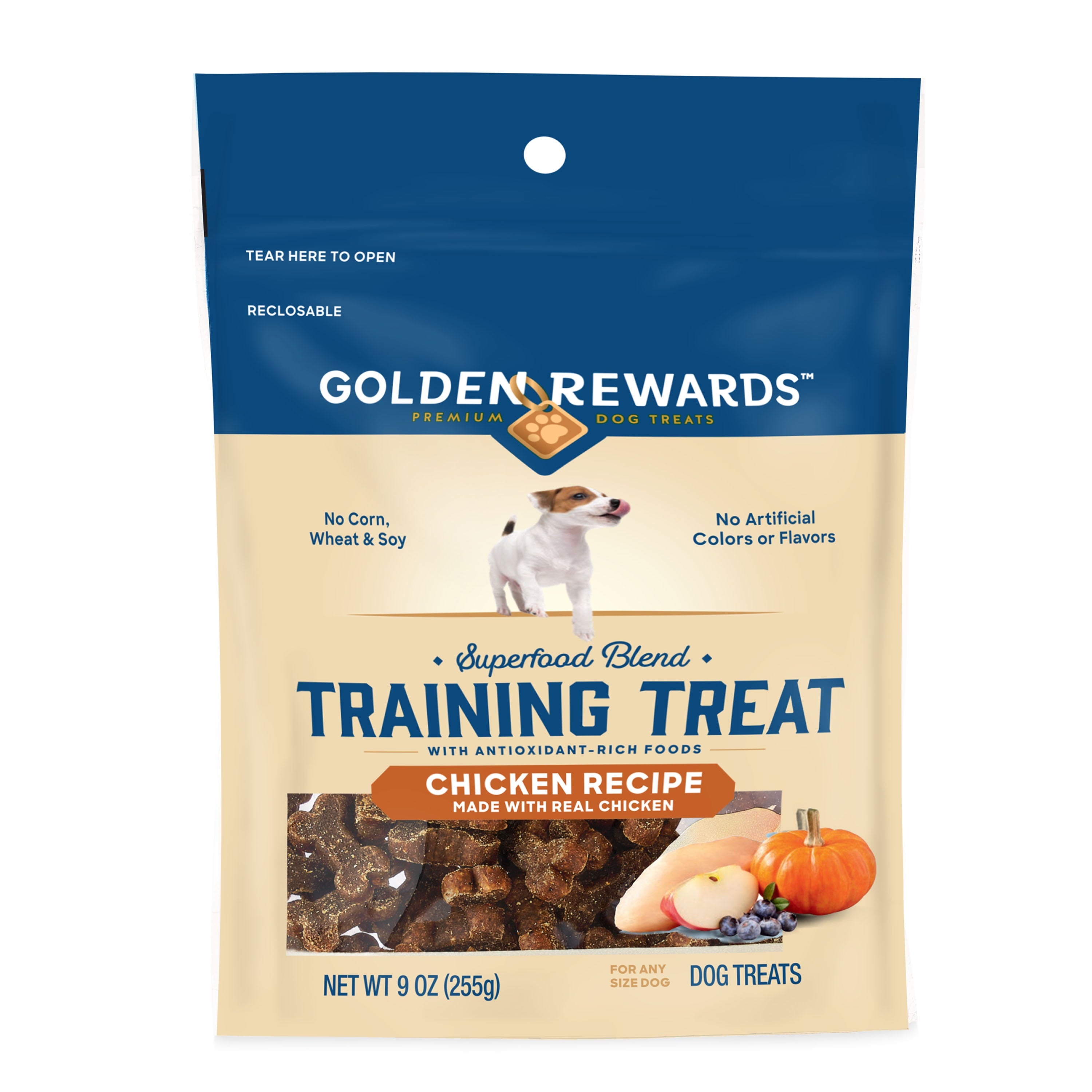 Chicken Recipe Training Treat Dog Treats, 9 Oz