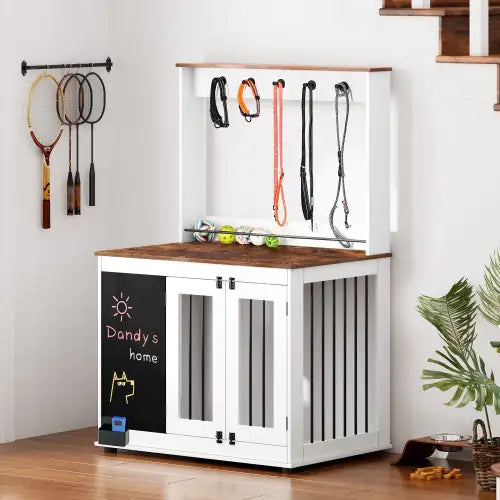 Dog Cages, Graffiti Dog Cages, Double Door Kennels, Crate Interior Furniture.