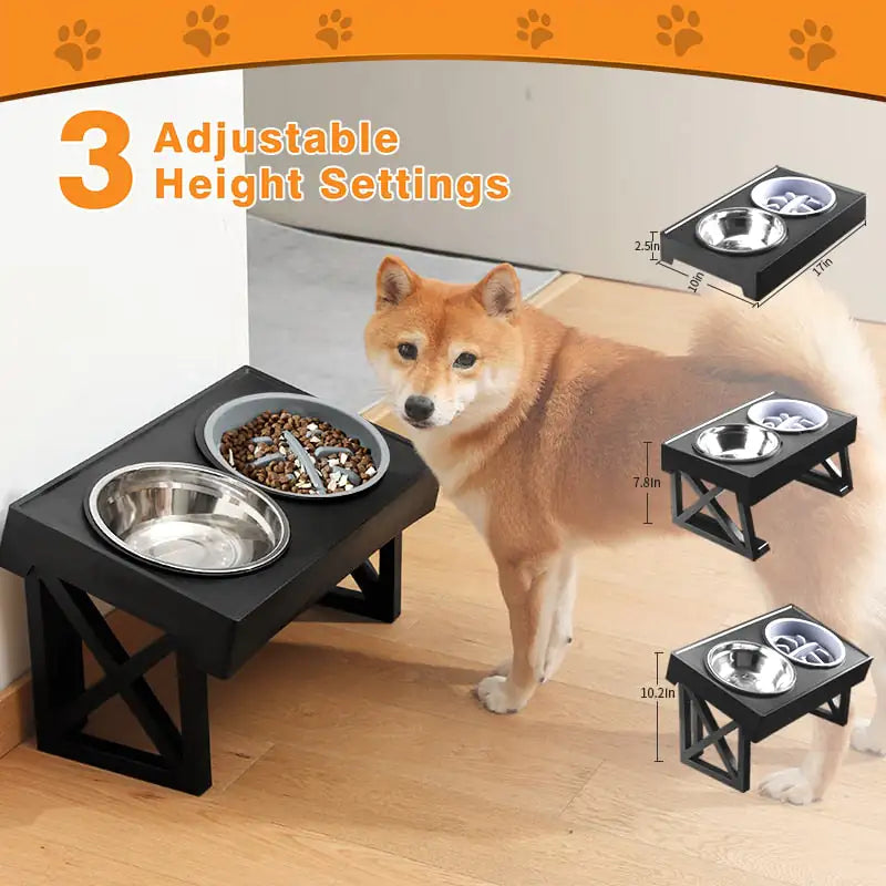 Mess-Free Dog Bowl More Comfortable and Convenient Dining
