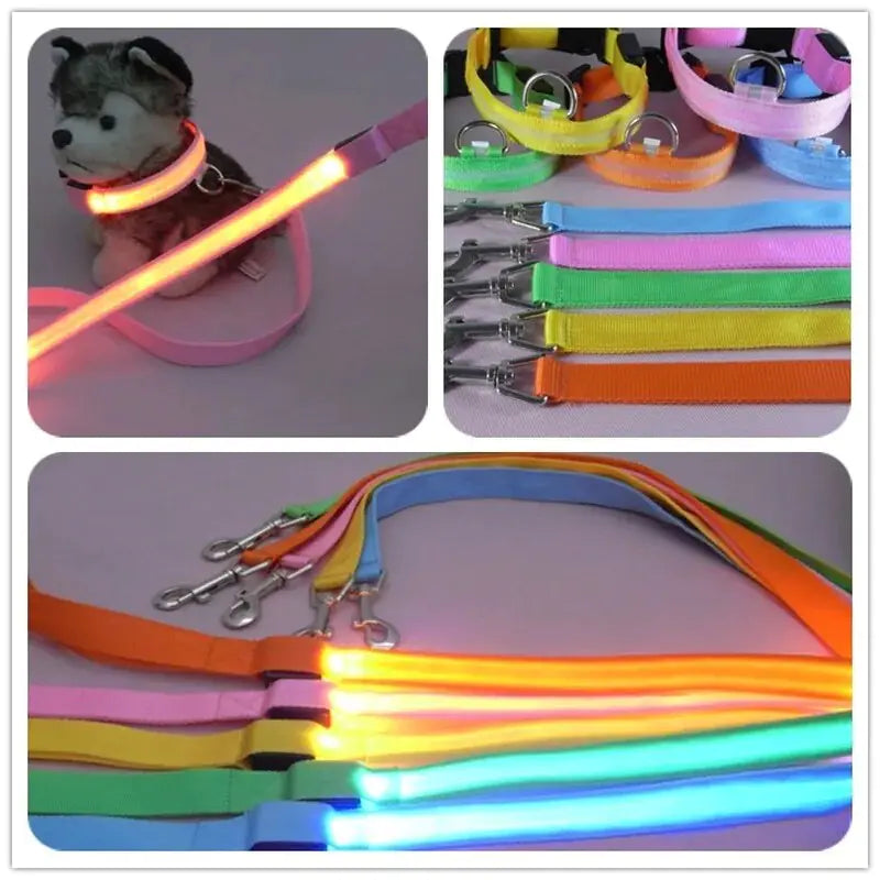 LED Dog Leash Rope Keep your furry friend safe and stylish during the nighttime