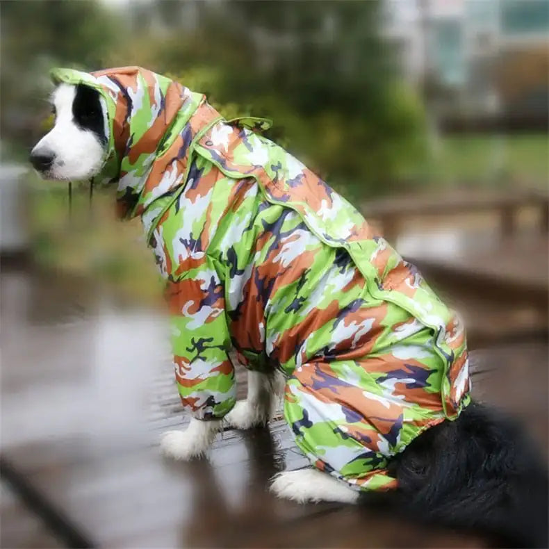 Dog Raincoat-Waterproof Jumpsuit.