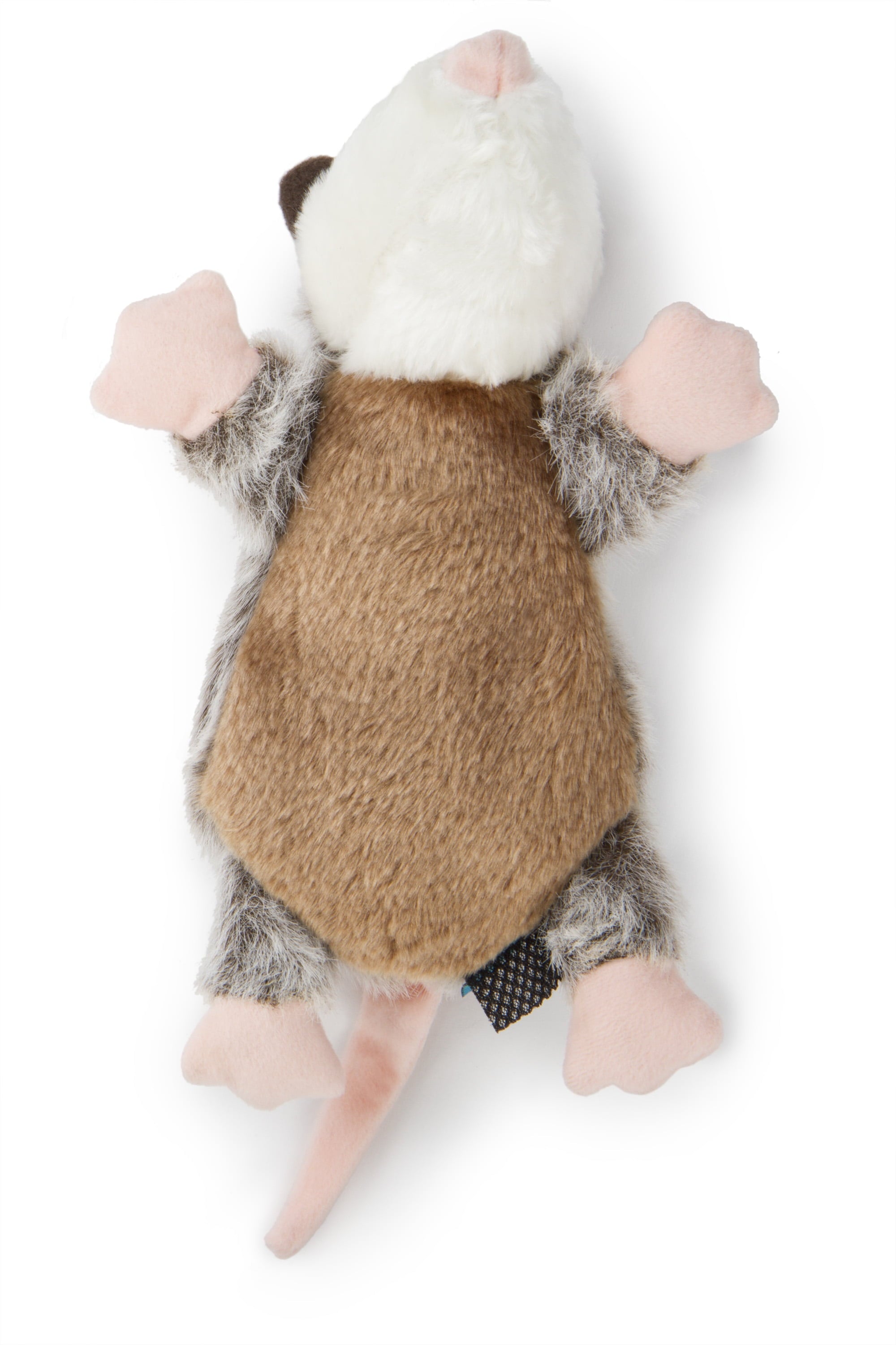 Flatz Opossum Squeaky Plush Dog Toy, Chew Guard Technology - Large