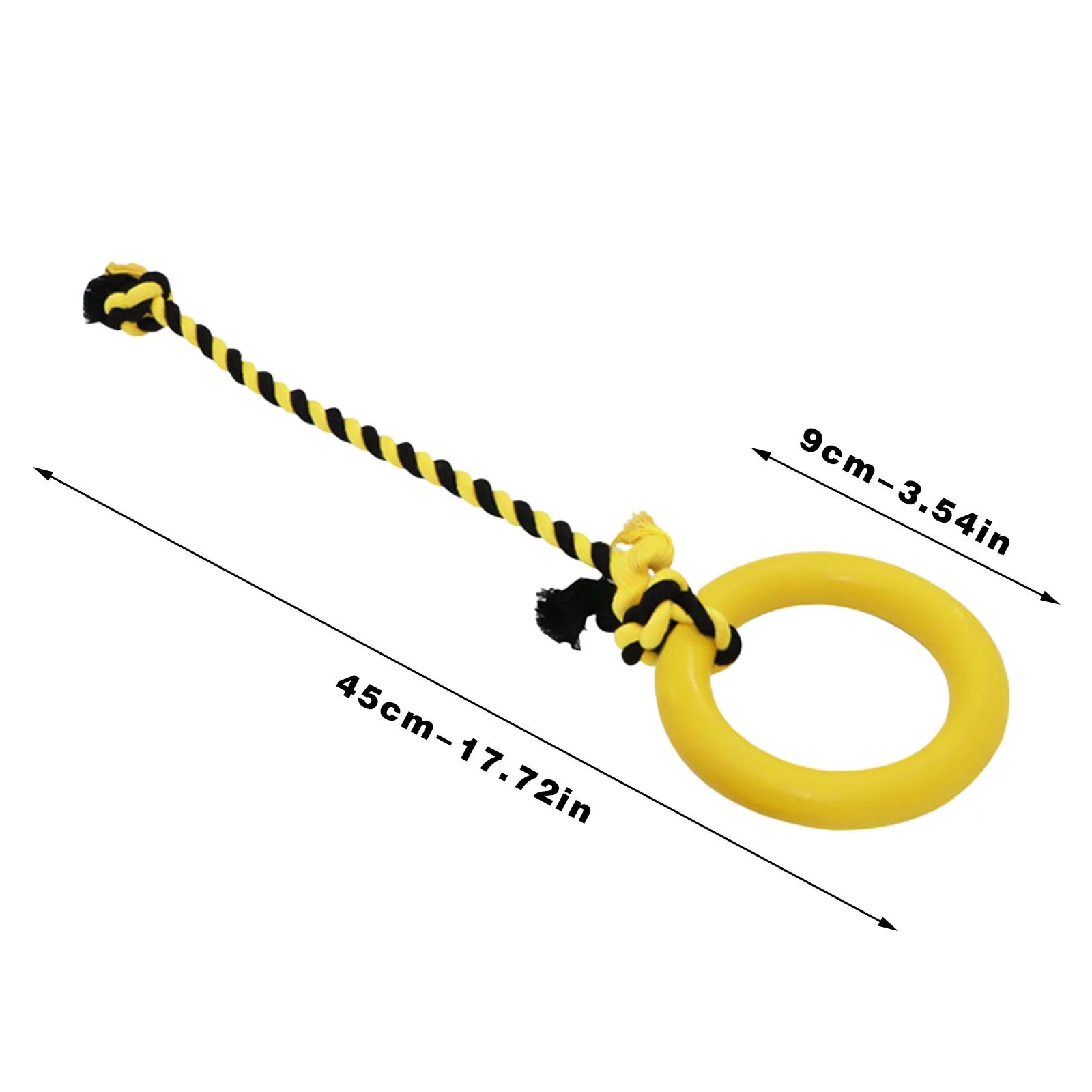 Dog Toys for Aggressive Chewers, Rubber Durable Tug of War Dog Toy, Dog Teeth Cleaning Toy, Dog Rope Toys for Medium and Large Dogs