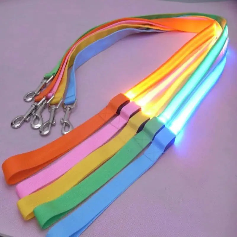 LED Dog Leash Rope Keep your furry friend safe and stylish during the nighttime