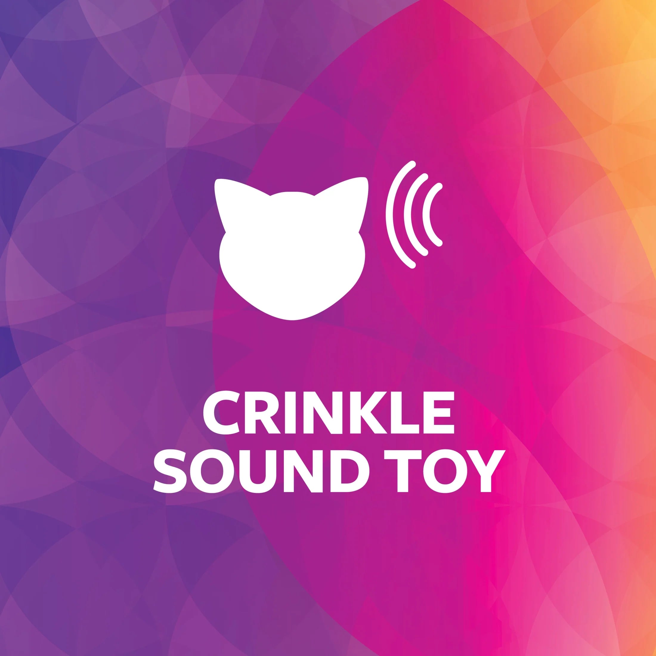 Crackle Chute Collapsible Tunnel Cat Toy with Crinkle Sound & Peek-A-Boo Window