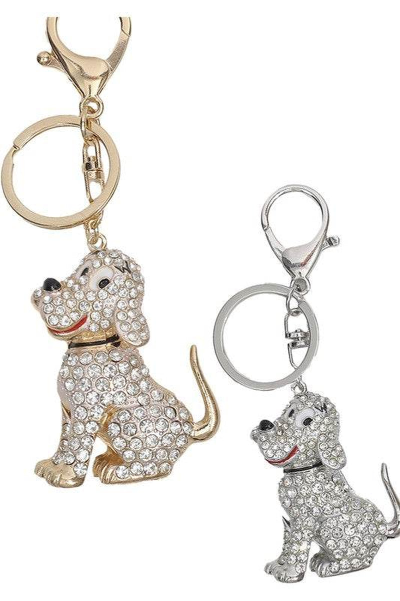 Sparkling Puppy Keychain