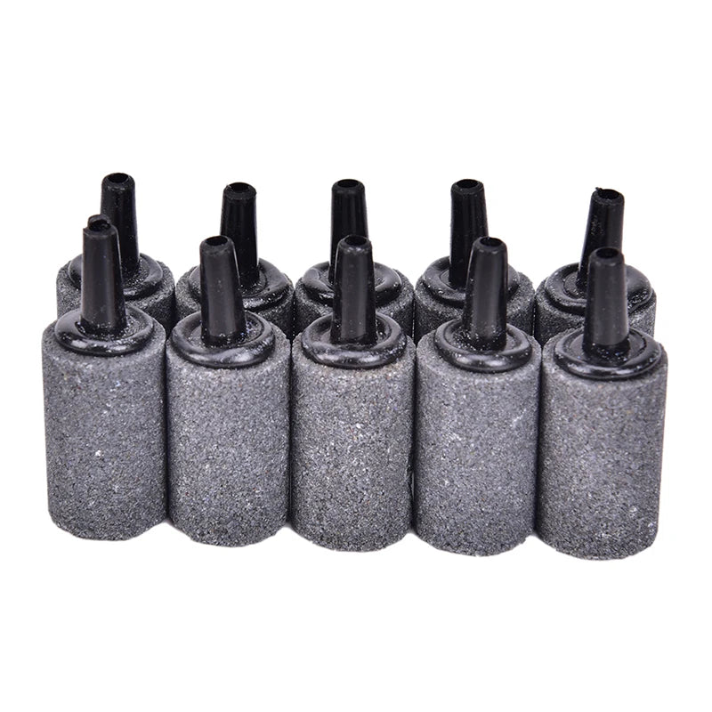 5/10Pcs Aquarium Cylinder Shape Air Stone Mineral Bubbles Release Fish Tank Punp Airstone Aeration Aerator Accessories