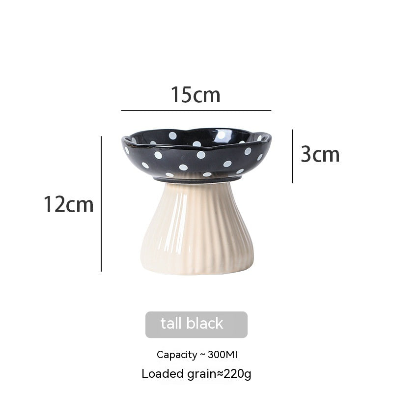 Pet Products with High Foot Protection and Anti-Roll  Bowls for cats