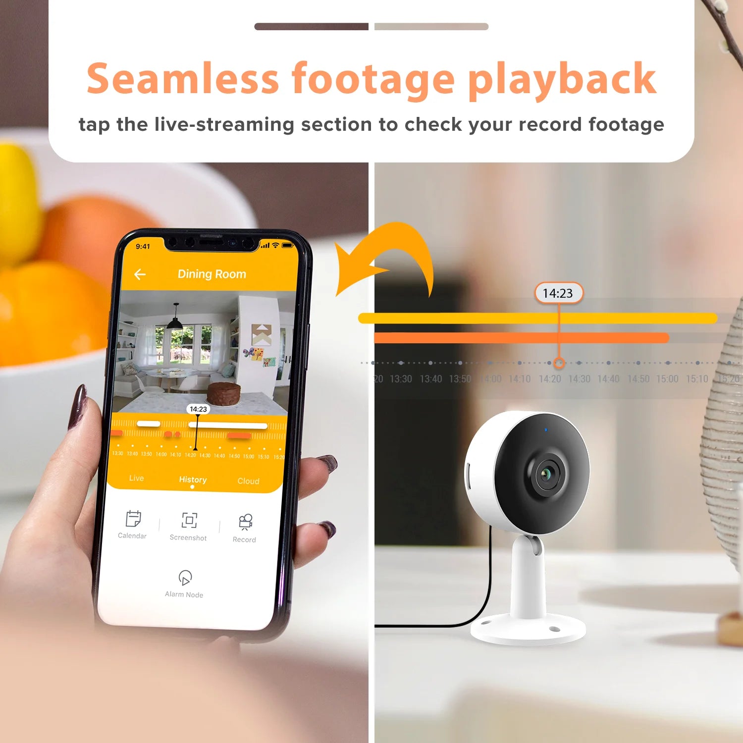 IN1 Indoor Home Security Camera , (2-Pack) Wifi and Phone APP 4MP 2.5K HD 2-Way Audio Night Vision Surveillance Camera