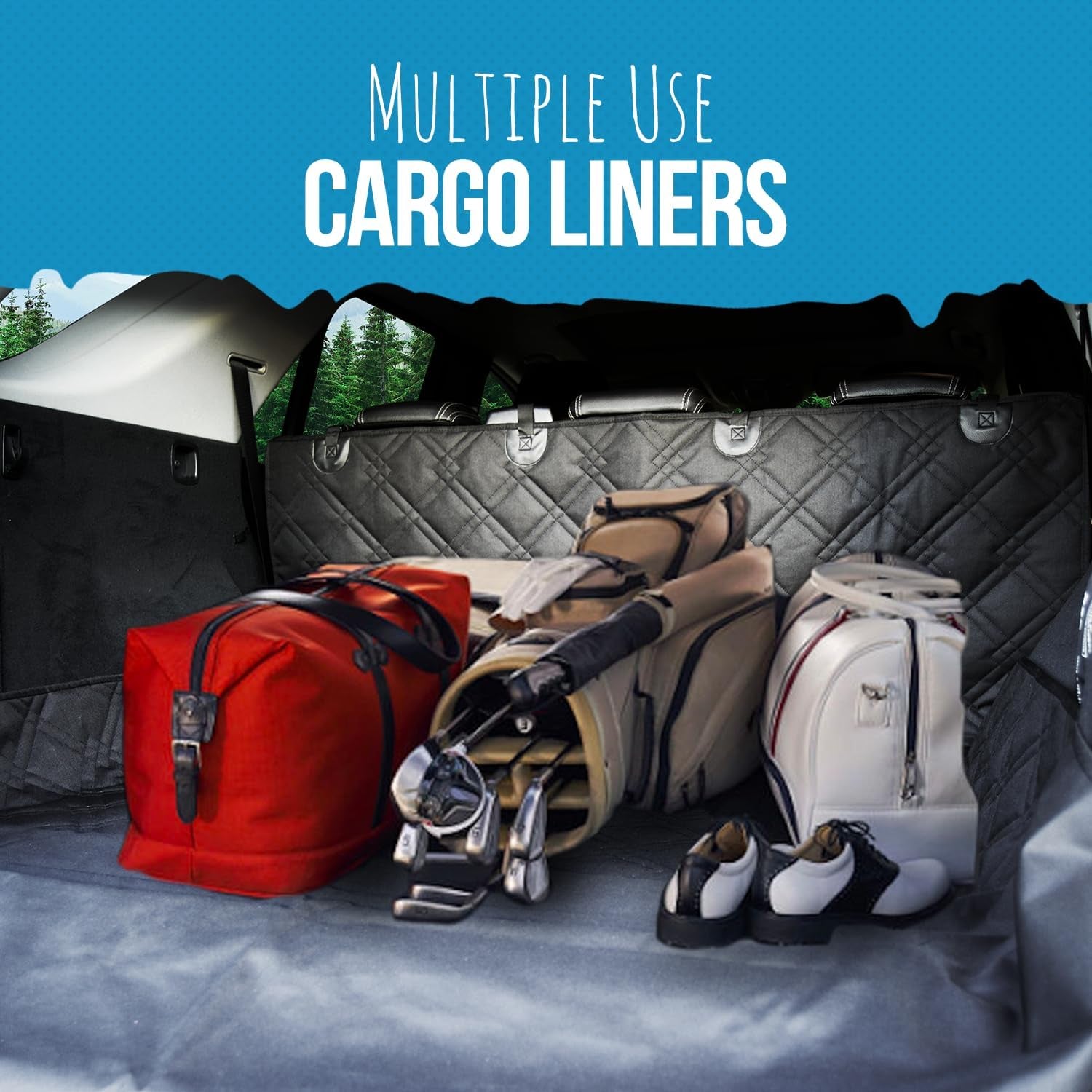 SUV Cargo Liner for Dogs 55