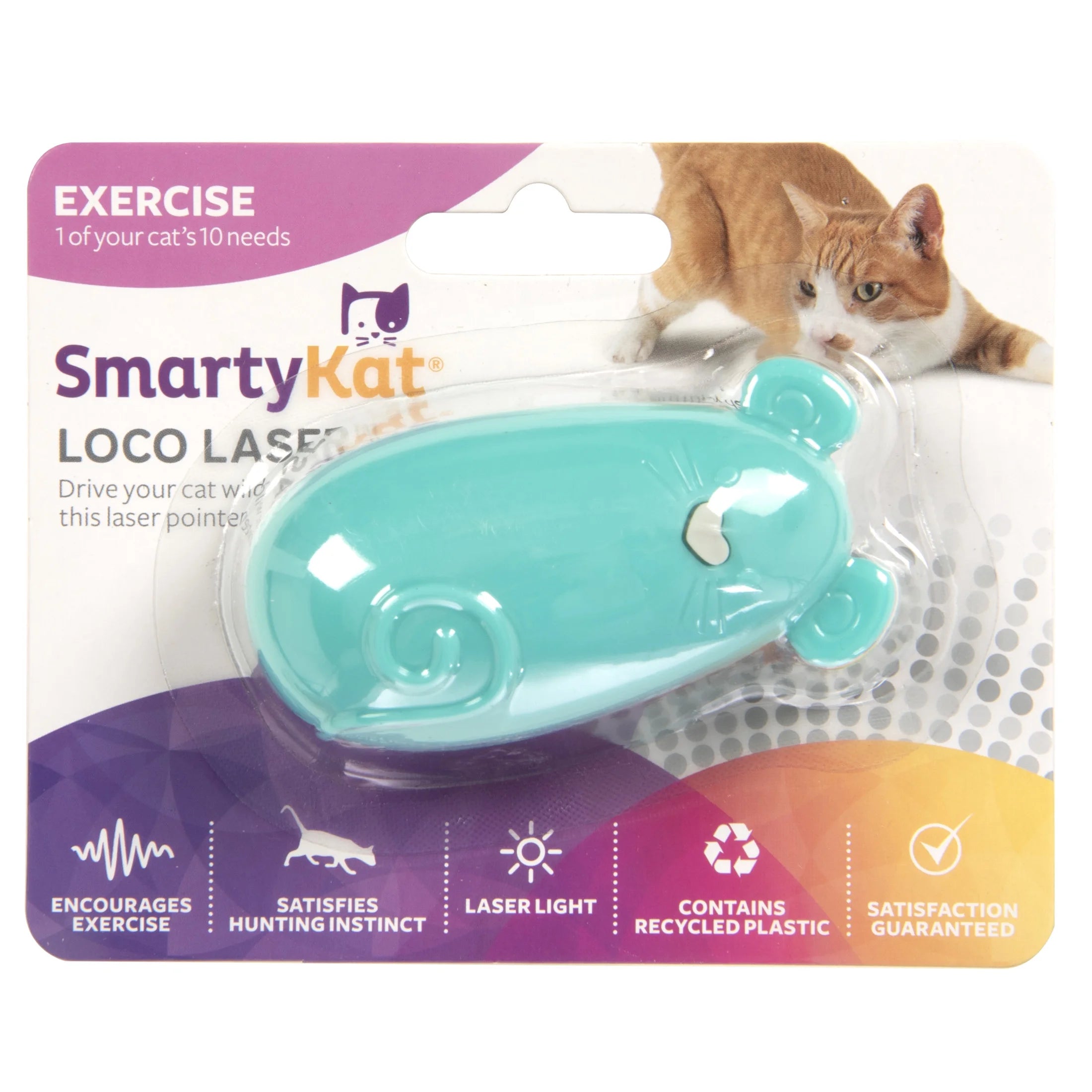 Loco Laser Electronic Light Laser Cat Toy, Battery Powered