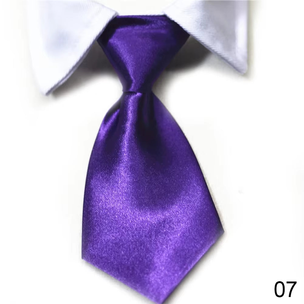 Pet Dog Cat Formal Necktie Tuxedo Bow Tie Black and Red Collar for Dog Cat Pet Accessories Suit for Small Medium Dogs and Cats