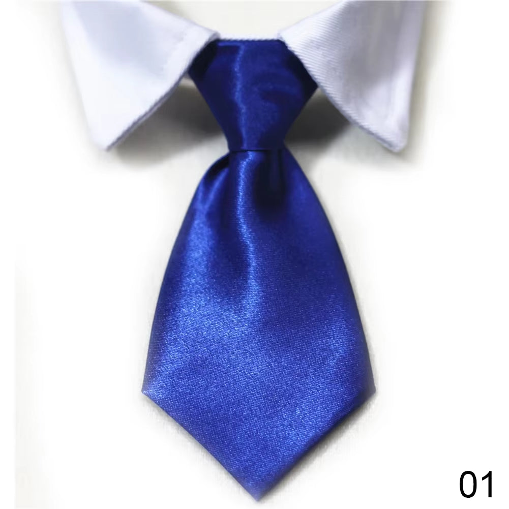 Pet Dog Cat Formal Necktie Tuxedo Bow Tie Black and Red Collar for Dog Cat Pet Accessories Suit for Small Medium Dogs and Cats