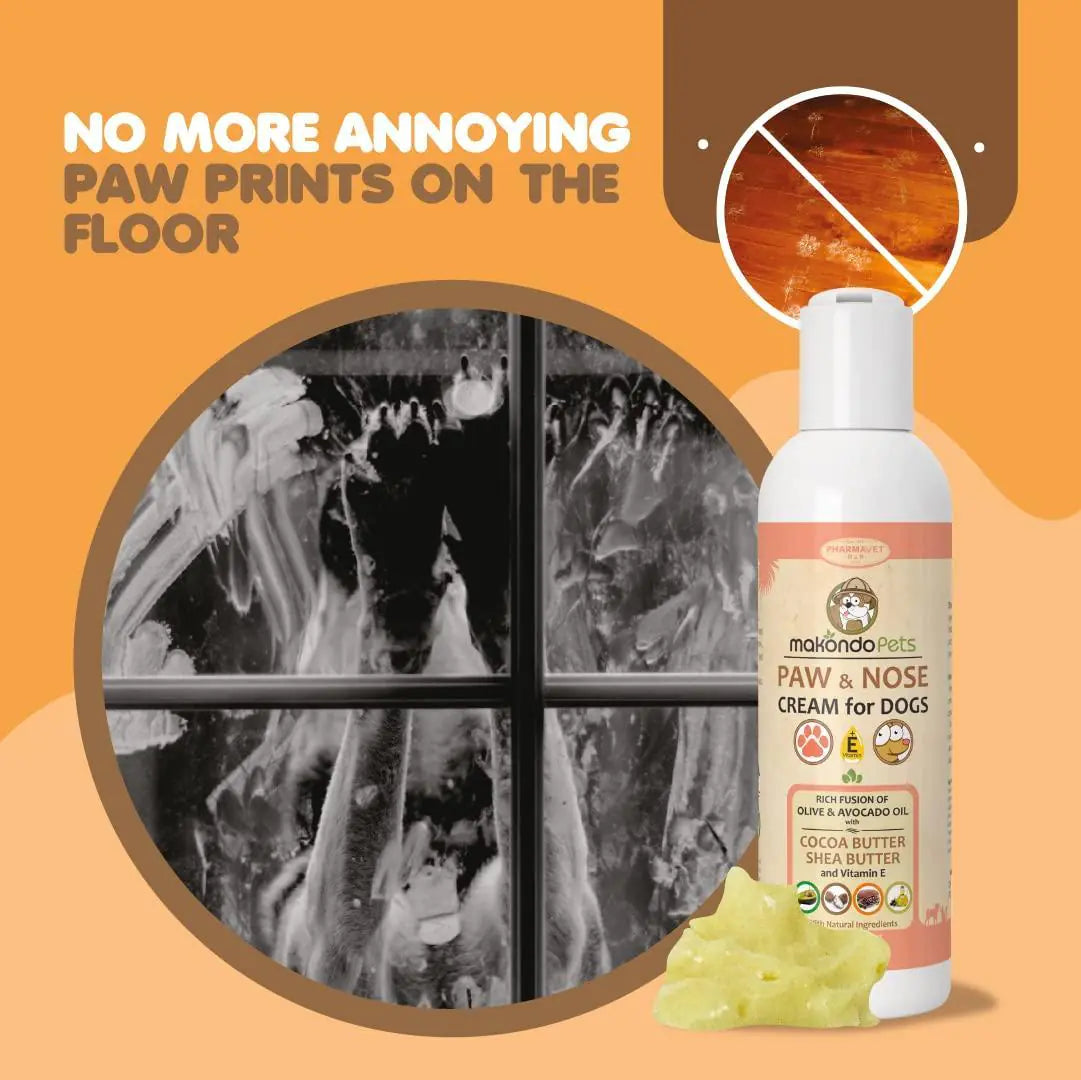 Natural Dog Paw Balm Non Waxy Formula Dog Nose Balm Snout for Dogs.