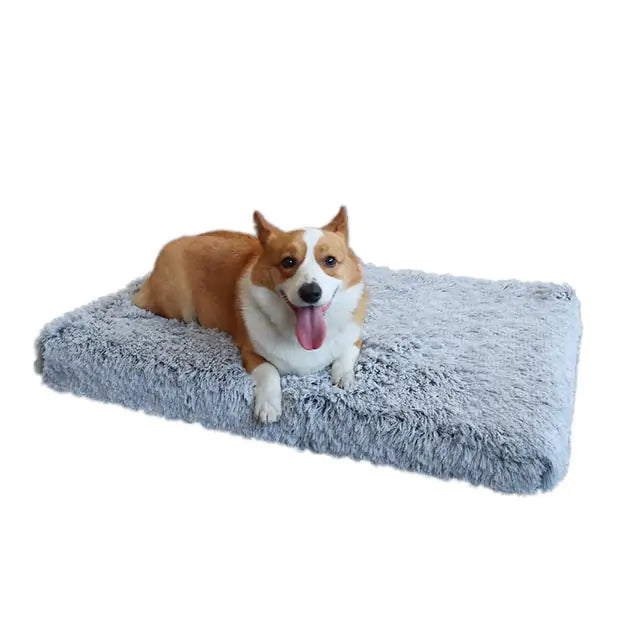 Plush Washable Dog Bed for Comfort