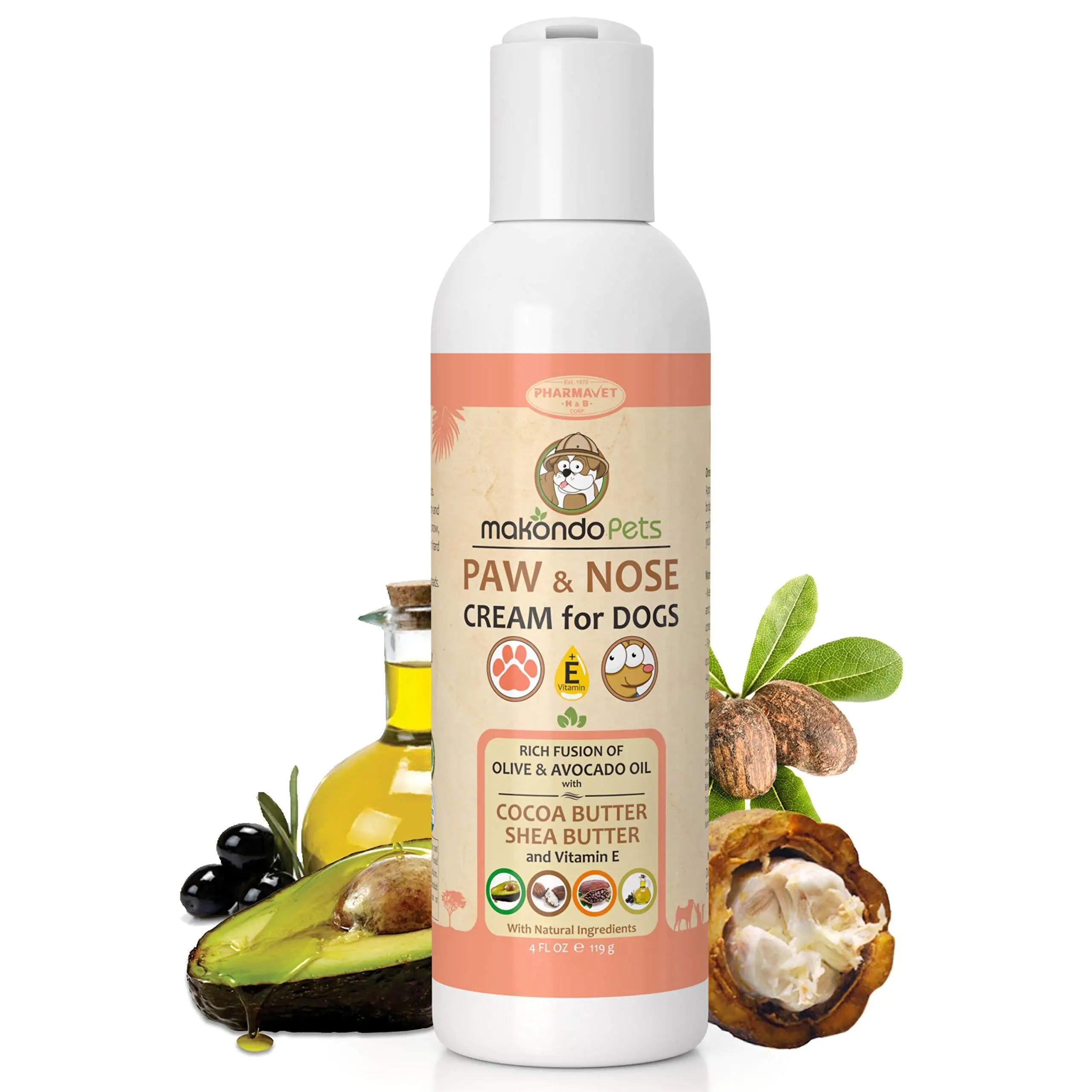 Natural Dog Paw Balm Non Waxy Formula Dog Nose Balm Snout for Dogs.