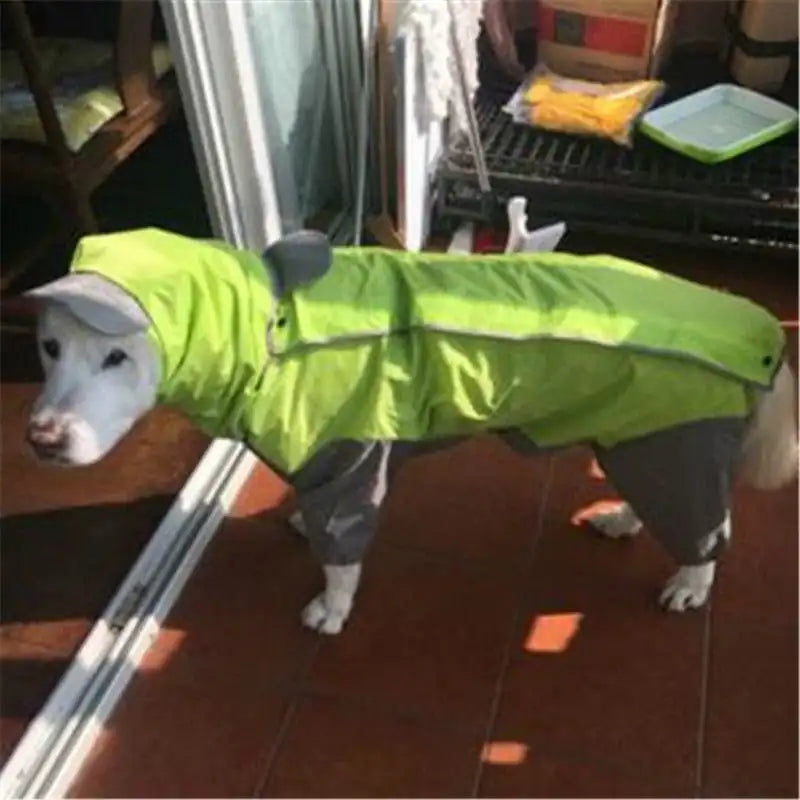 Dog Raincoat-Waterproof Jumpsuit.