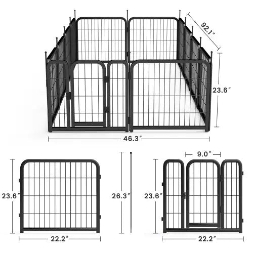 Dog Playpen Fence Outdoors
