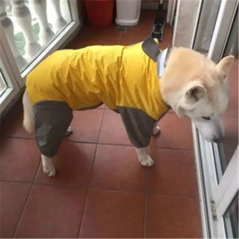 Dog Raincoat-Waterproof Jumpsuit.