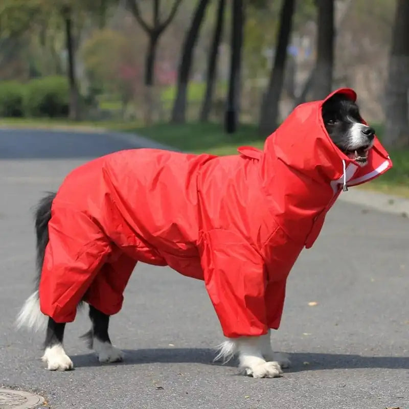 Dog Raincoat-Waterproof Jumpsuit.